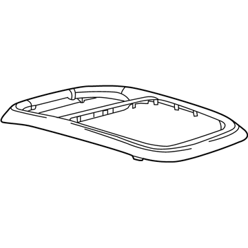 Mopar 6EK10DX9AA Bezel Floor Console