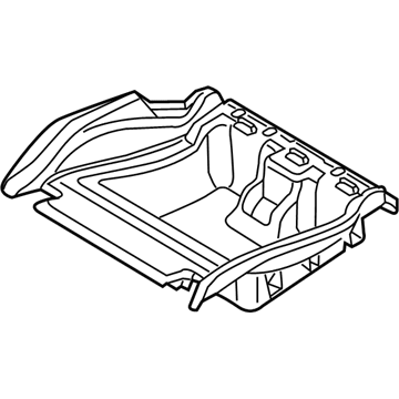 Jeep 1XT65DX9AB STORAGE BIN Cushion Seat