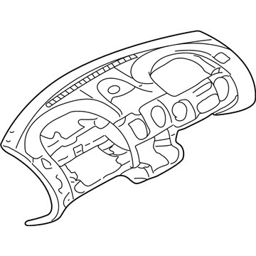 Chrysler MR791352 PANEL Instrument