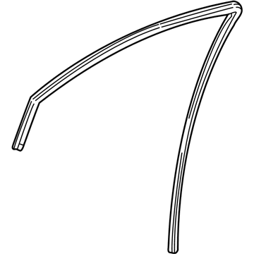 Dodge 55257400AF SEAL Front Door Glass Run