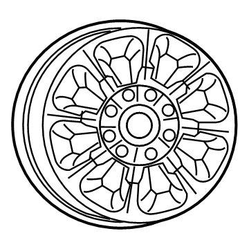 Ram 6CV281XFAA WHEEL Aluminum