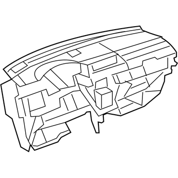 Dodge 1ED86DKAAA PANEL Instrument