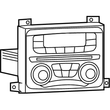 Dodge 68234121ZC Radio - Multimedia