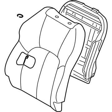 Chrysler MN121013XA BACK ASSY FR SEAT