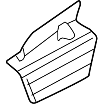 Mopar 55157164AB Applique Fender