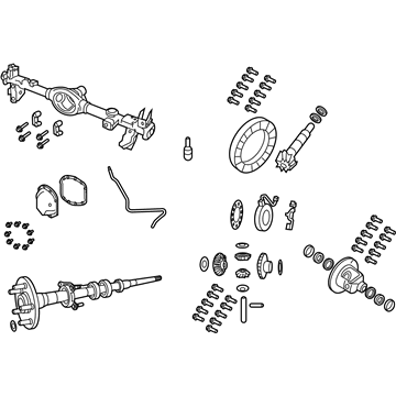 Jeep 68401895AA AXLE Service Rear