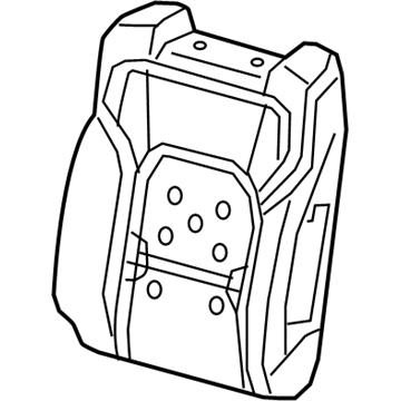 Ram 68299845AD FOAM Seat Back Front