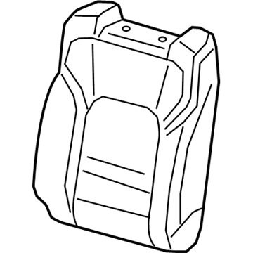 Ram 6RE20BD3AC COVER Front Seat Back
