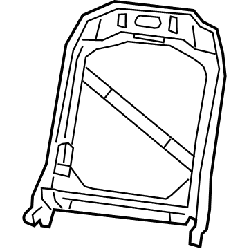 Ram 68272075AA FRAME Front Seat Back