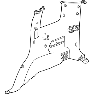 Jeep 5HG55BD5AP PANEL Quarter Trim