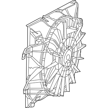 Ram 52014772AF FAN MODULE Radiator Cooling