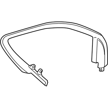 Dodge 1EF03XXXAA MOLDING Door Window Opening