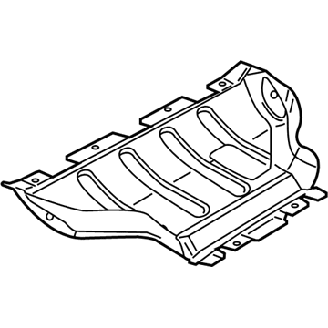 Jeep 68272332AD BELLY PAN Front