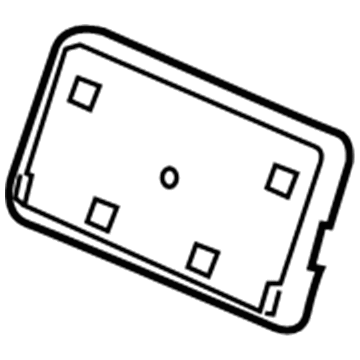Jeep 68272336AA BRACKET License Plate