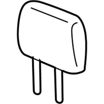 Chrysler 1AY431L5AA HEADREST Front