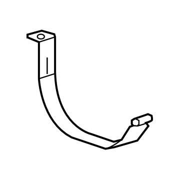 Ram 52030458AB STRAP Fuel Tank Front