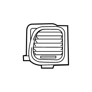 Jeep 6QH01SZ0AB OUTLET AIR CONDITIONING & HEATER OUTER Left Outer