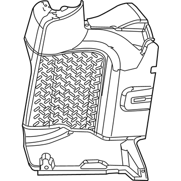 Jeep 1PU16DX9AB Quarter Trim Panel