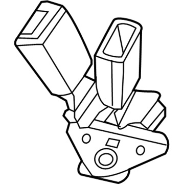 Chrysler 5YH701L5AA BUCKLE ASSY BUCKLE ASSY-S/BELT