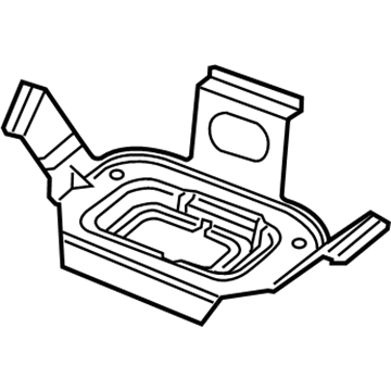 Ram 68322696AA REINFORCEMENT Hood Release