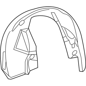 Mopar 68175060AF Shield Splash Front