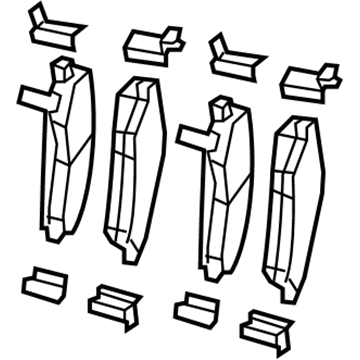 Jeep Brake Pad - 68409860AA