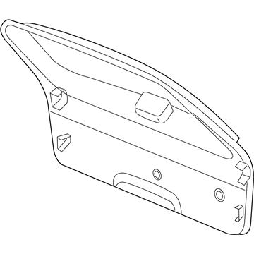 Jeep 5JR56XDVAI PANEL Liftgate Trim