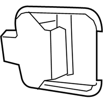 Dodge 55117160AB SHIELD Seat Belt Retractor