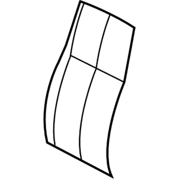 Dodge 1GY921DAAA COVER Front Seat Back