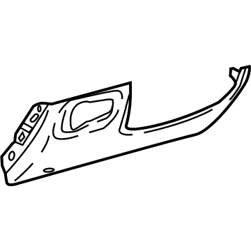 Mopar 5UT68DX9AB Knee Blocker Instrument Panel