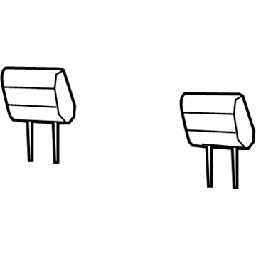 Jeep 6AA60STTAB HEADREST Rear