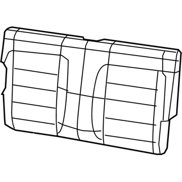 Jeep 6PT85NR3AD COVER Rear Seat Back