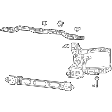 Ram 68217752AB PANEL Radiator Closure