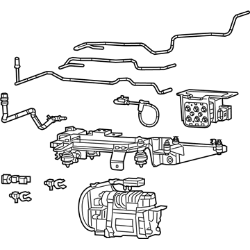 Ram 68260982AG COMPRESSOR ASSEMBLY Air Suspension