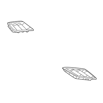 Jeep 68293748AA BEZEL Hood Air Inlet