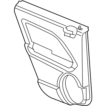 Dodge 1DL42BDAAA PANEL Door Trim Rear
