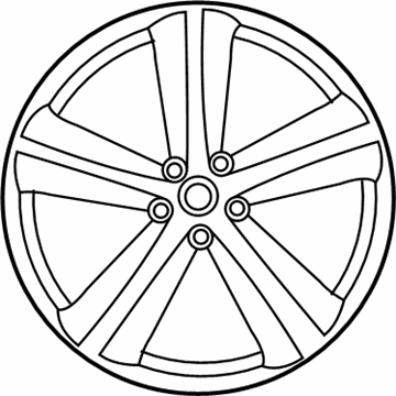 Dodge 5RN84VXWAB WHEEL Aluminum