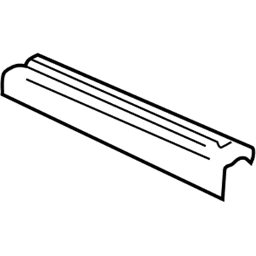 Dodge 5AX86LB7 SCUFF PLATE, Rear Door Wagon