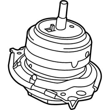 Jeep Grand Cherokee Engine Mount - 52124677AD