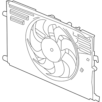 Ram 68461973AA FAN MODULE Radiator Cooling
