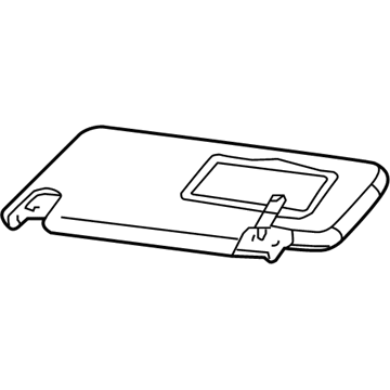 Ram Sun Visor - 6CR50HL1AC