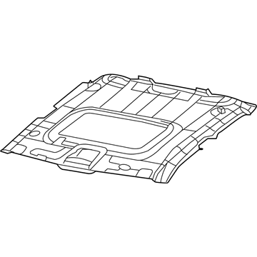 Ram 6YQ80HL1AA HEADLINER For Any Inquiries On Headliners Please Provide Tag Numbers Off Old Headliner And Wiring