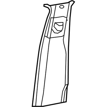 Mopar 1XW64DX9AH Molding B Pillar