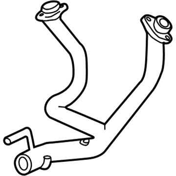 Jeep 52101235AB PIPE AND CONVERTER Exhaust