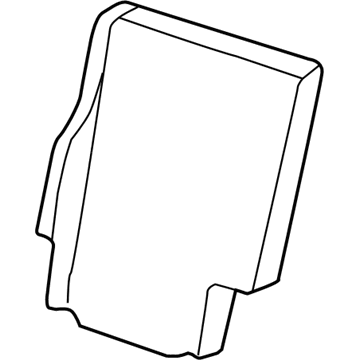 Dodge 1UN08JR6AA COVER Rear Seat Back