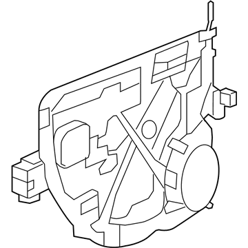 Ram 68045132AD PANEL Carrier Plate Rear Door
