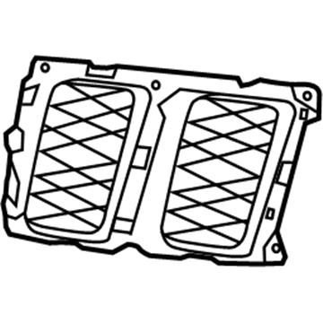 Jeep 68264286AB GRILLE Texture Honeycomb