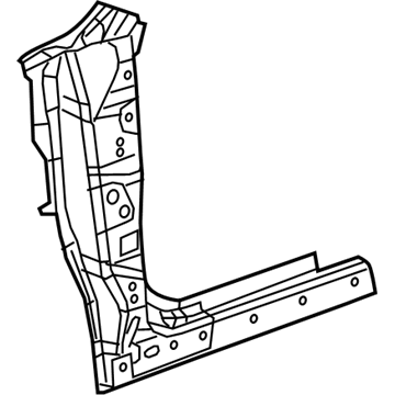 Mopar 68102444AC Reinforcement Bodyside Aperture Front