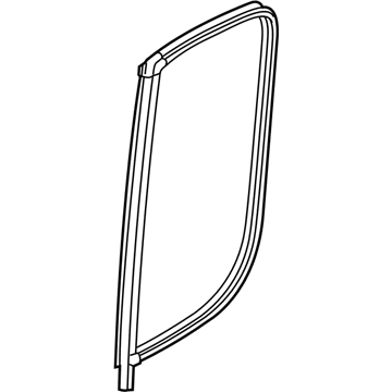 Ram 68134039AA WEATHERSTRIP Front Door Glass Run