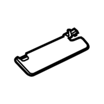 Jeep 6CJ07DX9AA VISOR